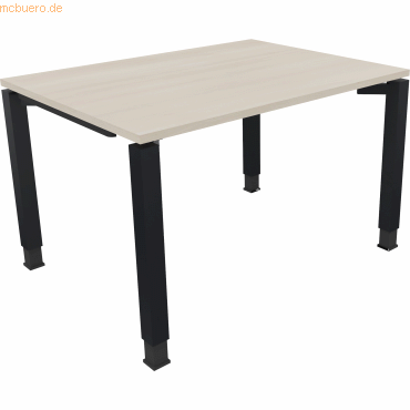 4003969080966 - Schreibtisch All in One 810037072 höhenverstellbar 68-82cm (H) rechteckig akazie hell   anthrazit metallic 4003969080966 Soen