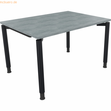 4003969080980 - Schreibtisch All in One 810037083 höhenverstellbar 68-82cm (H) rechteckig beton hell anthrazit metallic 4003969080980 Soenn 4003969080980 - Schreibtisch All in One 810037083 höhenverstellbar 68-82cm (H) rechteckig beton hell anthrazit metallic 4003969080980 Soenn