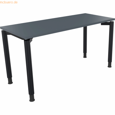 4003969081307 - Schreibtisch All in One 810037682 höhenverstellbar 68-82cm (H) rechteckig lavagrau anthrazitmetallic 4003969081307 Soenneck 4003969081307 - Schreibtisch All in One 810037682 höhenverstellbar 68-82cm (H) rechteckig lavagrau anthrazitmetallic 4003969081307 Soenneck