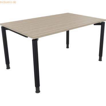 4003969081536 - Schreibtisch All in One 810038571 höhenverstellbar 68-82cm (H) rechteckig eiche natur anthrazit metallic 4003969081536 Soen 4003969081536 - Schreibtisch All in One 810038571 höhenverstellbar 68-82cm (H) rechteckig eiche natur anthrazit metallic 4003969081536 Soen