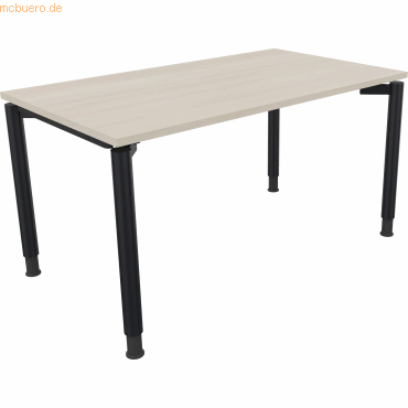 4003969081567 - Schreibtisch All in One 810038272 höhenverstellbar 68-82cm (H) rechteckig akazie hell anthrazitmetallic 4003969081567 Soenn 4003969081567 - Schreibtisch All in One 810038272 höhenverstellbar 68-82cm (H) rechteckig akazie hell anthrazitmetallic 4003969081567 Soenn