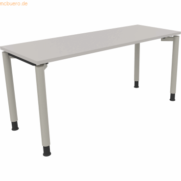 4003969081765 - Schreibtisch All in One 810039281 höhenverstellbar 68-82cm (H) rechteckig lichtgrau silberaluminium 4003969081765 Soennecke 4003969081765 - Schreibtisch All in One 810039281 höhenverstellbar 68-82cm (H) rechteckig lichtgrau silberaluminium 4003969081765 Soennecke