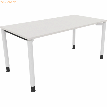 4003969081949 - Schreibtisch All in One 810039901 höhenverstellbar 68-82cm (H) rechteckig diamantweiß   verkehrsweiß 4003969081949 Soennecken