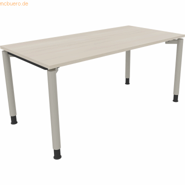 4003969081963 - Schreibtisch All in One 810039872 höhenverstellbar 68-82cm (H) rechteckig akazie hell silberaluminium 4003969081963 Soennec 4003969081963 - Schreibtisch All in One 810039872 höhenverstellbar 68-82cm (H) rechteckig akazie hell silberaluminium 4003969081963 Soennec