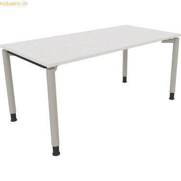 4003969082007 - Schreibtisch All in One 810039801 höhenverstellbar 68-82cm (H) rechteckig diamantweiß silberaluminium 4003969082007 Soennec 4003969082007 - Schreibtisch All in One 810039801 höhenverstellbar 68-82cm (H) rechteckig diamantweiß silberaluminium 4003969082007 Soennec