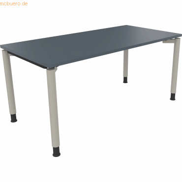 4003969082045 - Schreibtisch All in One 810039882 höhenverstellbar 68-82cm (H) rechteckig lavagrau silberaluminium 4003969082045 Soennecken 4003969082045 - Schreibtisch All in One 810039882 höhenverstellbar 68-82cm (H) rechteckig lavagrau silberaluminium 4003969082045 Soennecken