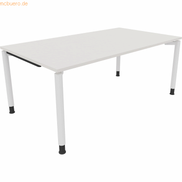 4003969082052 - Schreibtisch All in One 810040501 höhenverstellbar 68-82cm (H) rechteckig diamantweiß   verkehrsweiß 4003969082052 Soennecken