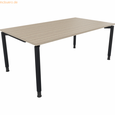 4003969082151 - Schreibtisch All in One 810040371 höhenverstellbar 68-82cm (H) rechteckig eiche natur   anthrazitmetallic 4003969082151 Soenn