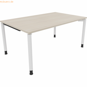 4003969082281 - Schreibtisch All in One 810038972 höhenverstellbar 68-82cm (H) rechteckig akazie hell silberaluminium 4003969082281 Soennec 4003969082281 - Schreibtisch All in One 810038972 höhenverstellbar 68-82cm (H) rechteckig akazie hell silberaluminium 4003969082281 Soennec