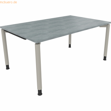 4003969082366 - Schreibtisch All in One 810038983 höhenverstellbar 68-82cm (H) rechteckig beton hell silberaluminium 4003969082366 Soenneck 4003969082366 - Schreibtisch All in One 810038983 höhenverstellbar 68-82cm (H) rechteckig beton hell silberaluminium 4003969082366 Soenneck