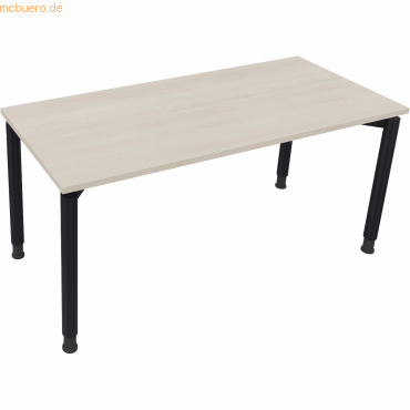 4003969082434 - Schreibtisch All in One 810039472 höhenverstellbar 68-82cm (H) rechteckig akazie hell anthrazit metallic 4003969082434 Soen 4003969082434 - Schreibtisch All in One 810039472 höhenverstellbar 68-82cm (H) rechteckig akazie hell anthrazit metallic 4003969082434 Soen