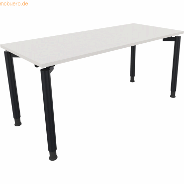 4003969082557 - Schreibtisch All in One 810039401 höhenverstellbar 68-82cm (H) rechteckig diamant weiß   anthrazit metallic 4003969082557 Soe