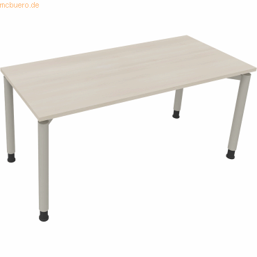 4003969082564 - Schreibtisch All in One 810039572 höhenverstellbar 68-82cm (H) rechteckig akazie hell silberaluminium 4003969082564 Soennec 4003969082564 - Schreibtisch All in One 810039572 höhenverstellbar 68-82cm (H) rechteckig akazie hell silberaluminium 4003969082564 Soennec