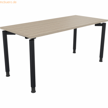 4003969082588 - Schreibtisch All in One 810039471 höhenverstellbar 68-82cm (H) rechteckig eiche natur anthrazit metallic 4003969082588 Soen 4003969082588 - Schreibtisch All in One 810039471 höhenverstellbar 68-82cm (H) rechteckig eiche natur anthrazit metallic 4003969082588 Soen