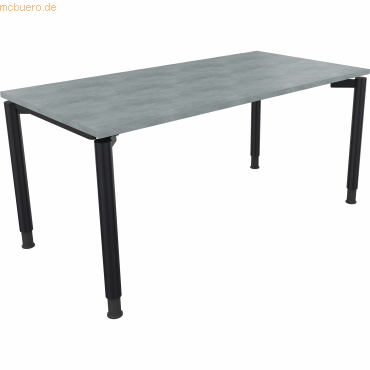 4003969082618 - Schreibtisch All in One 810039783 höhenverstellbar 68-82cm (H) rechteckig beton hell anthrazitmetallic 4003969082618 Soenne 4003969082618 - Schreibtisch All in One 810039783 höhenverstellbar 68-82cm (H) rechteckig beton hell anthrazitmetallic 4003969082618 Soenne
