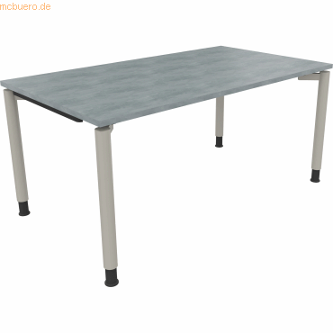 4003969082625 - Schreibtisch All in One 810040183 höhenverstellbar 68-82cm (H) rechteckig beton hell silberaluminium 4003969082625 Soenneck 4003969082625 - Schreibtisch All in One 810040183 höhenverstellbar 68-82cm (H) rechteckig beton hell silberaluminium 4003969082625 Soenneck