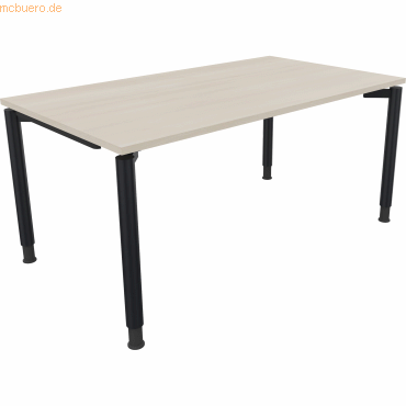 4003969082700 - Schreibtisch All in One 810040072 höhenverstellbar 68-82cm (H) rechteckig akazie hell anthrazit metallic 4003969082700 Soen 4003969082700 - Schreibtisch All in One 810040072 höhenverstellbar 68-82cm (H) rechteckig akazie hell anthrazit metallic 4003969082700 Soen