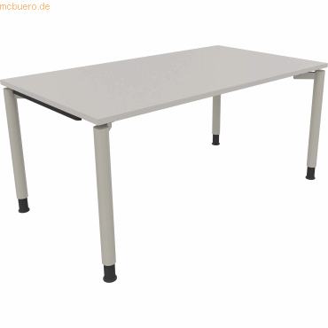 4003969082731 - Schreibtisch All in One 810040181 höhenverstellbar 68-82cm (H) rechteckig lichtgrau   silberaluminium 4003969082731 Soennecke