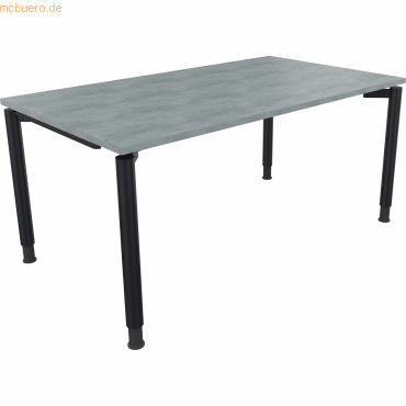4003969082755 - Schreibtisch All in One 810040083 höhenverstellbar 68-82cm (H) rechteckig beton hell anthrazit metallic 4003969082755 Soenn 4003969082755 - Schreibtisch All in One 810040083 höhenverstellbar 68-82cm (H) rechteckig beton hell anthrazit metallic 4003969082755 Soenn