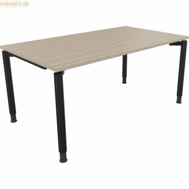 4003969082779 - Schreibtisch All in One 810040071 höhenverstellbar 68-82cm (H) rechteckig eiche natur   anthrazit metallic 4003969082779 Soen