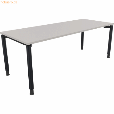 4003969082854 - Schreibtisch All in One 810042781 höhenverstellbar 68-82cm (H) rechteckig lichtgrau anthrazitmetallic 4003969082854 Soennec 4003969082854 - Schreibtisch All in One 810042781 höhenverstellbar 68-82cm (H) rechteckig lichtgrau anthrazitmetallic 4003969082854 Soennec