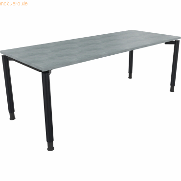 4003969082977 - Schreibtisch All in One 810042783 höhenverstellbar 68-82cm (H) rechteckig beton hell anthrazitmetallic 4003969082977 Soenne 4003969082977 - Schreibtisch All in One 810042783 höhenverstellbar 68-82cm (H) rechteckig beton hell anthrazitmetallic 4003969082977 Soenne