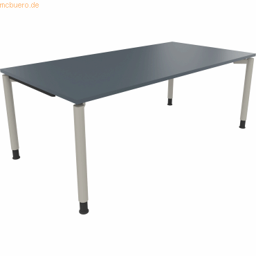 4003969083097 - Schreibtisch All in One 810041982 höhenverstellbar 68-82cm (H) rechteckig lavagrau silberaluminium 4003969083097 Soennecken 4003969083097 - Schreibtisch All in One 810041982 höhenverstellbar 68-82cm (H) rechteckig lavagrau silberaluminium 4003969083097 Soennecken