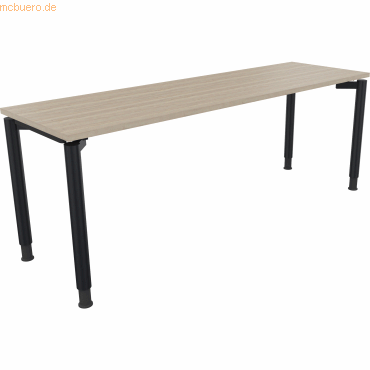 4003969083264 - Schreibtisch All in One 810042171 höhenverstellbar 68-82cm (H) rechteckig eiche natur anthrazit metallic 4003969083264 Soen 4003969083264 - Schreibtisch All in One 810042171 höhenverstellbar 68-82cm (H) rechteckig eiche natur anthrazit metallic 4003969083264 Soen