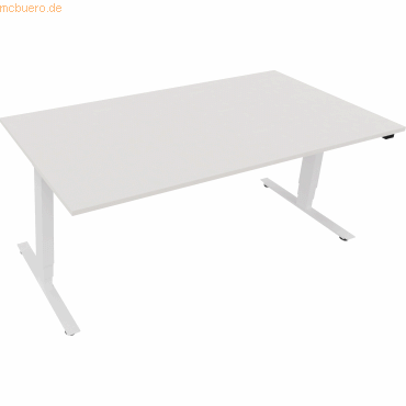 4003969084186 - Sitz-Steh-Schreibtisch 810047101 höhenverstellbar 625-1285cm (H) rechteckig diamant weiß verkehrsweiß 4003969084186 Soenn 4003969084186 - Sitz-Steh-Schreibtisch 810047101 höhenverstellbar 625-1285cm (H) rechteckig diamant weiß verkehrsweiß 4003969084186 Soenn