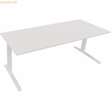 4003969084742 - Sitz-Steh-Schreibtisch All in One 810045601 elektrisch höhenverstellbar 645-1275cm (H) 200x80cm (BxT) rechteckig diamant w 4003969084742 - Sitz-Steh-Schreibtisch All in One 810045601 elektrisch höhenverstellbar 645-1275cm (H) 200x80cm (BxT) rechteckig diamant w