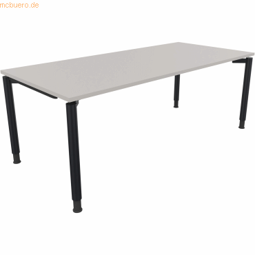 4003969085008 - Schreibtisch All in One 810043081 höhenverstellbar 68-82cm (H) rechteckig lichtgrau anthrazitmetallic 4003969085008 Soennec 4003969085008 - Schreibtisch All in One 810043081 höhenverstellbar 68-82cm (H) rechteckig lichtgrau anthrazitmetallic 4003969085008 Soennec