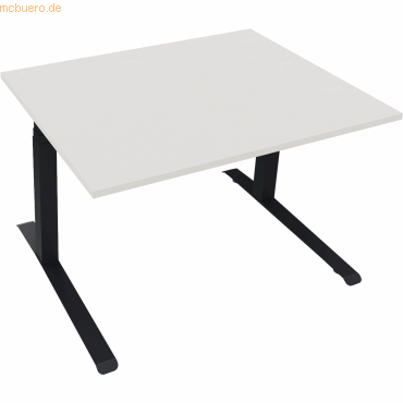 4003969085312 - Sitz-Steh-Schreibtisch All in One 810043601 elektrisch höhenverstellbar 645-1275cm (H) 120x90cm (BxT) rechteckig diamant w 4003969085312 - Sitz-Steh-Schreibtisch All in One 810043601 elektrisch höhenverstellbar 645-1275cm (H) 120x90cm (BxT) rechteckig diamant w