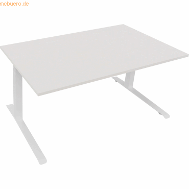 4003969085732 - Sitz-Steh-Schreibtisch All in One 810044701 elektrisch höhenverstellbar 645-1275cm (H) 160x90cm (BxT) rechteckig diamant w