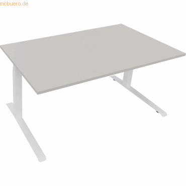 4003969085794 - Sitz-Steh-Schreibtisch All in One 810044781 elektrisch höhenverstellbar 645-1275cm (H) 160x90cm (BxT) rechteckig lichtgra 4003969085794 - Sitz-Steh-Schreibtisch All in One 810044781 elektrisch höhenverstellbar 645-1275cm (H) 160x90cm (BxT) rechteckig lichtgra