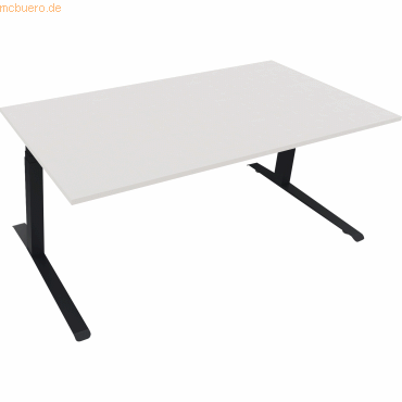 4003969086029 - Sitz-Steh-Schreibtisch All in One 810045101 elektrisch höhenverstellbar 645-1275cm (H) 180x90cm (BxT) rechteckig diamant w