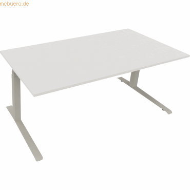 4003969086036 - Sitz-Steh-Schreibtisch All in One 810045201 elektrisch höhenverstellbar 645-1275cm (H) 180x90cm (BxT) rechteckig diamant w