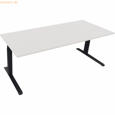 4003969086166 - Sitz-Steh-Schreibtisch All in One 810045401 elektrisch höhenverstellbar 645-1275cm (H) 200x80cm (BxT) rechteckig diamant w 4003969086166 - Sitz-Steh-Schreibtisch All in One 810045401 elektrisch höhenverstellbar 645-1275cm (H) 200x80cm (BxT) rechteckig diamant w