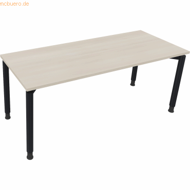 4003969086555 - Schreibtisch All in One 810040972 höhenverstellbar 68-82cm (H) rechteckig akazie hell anthrazit metallic 4003969086555 Soen 4003969086555 - Schreibtisch All in One 810040972 höhenverstellbar 68-82cm (H) rechteckig akazie hell anthrazit metallic 4003969086555 Soen