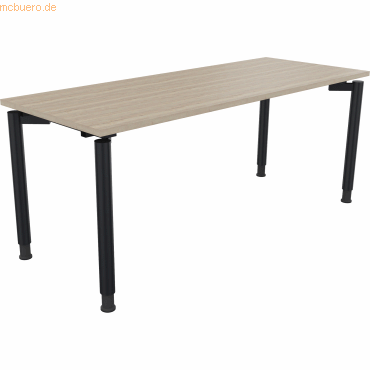 4003969086586 - Schreibtisch All in One 810040971 höhenverstellbar 68-82cm (H) rechteckig eiche natur anthrazit metallic 4003969086586 Soen 4003969086586 - Schreibtisch All in One 810040971 höhenverstellbar 68-82cm (H) rechteckig eiche natur anthrazit metallic 4003969086586 Soen