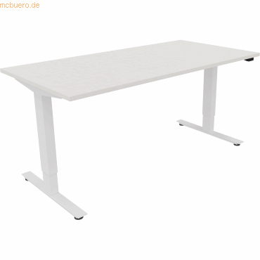 4003969087095 - Sitz-Steh-Schreibtisch Move 20 810046201 elektrisch höhenverstellbar 625-1285cm (H) rechteckig diamant weiß   verkehrsweiß