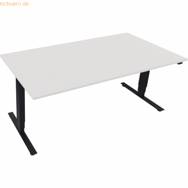 4003969087248 - Sitz-Steh-Schreibtisch 810046901 elektrisch höhenverstellbar 625-1285cm (H) rechteckig diamant weiß anthrazit metallic 40 4003969087248 - Sitz-Steh-Schreibtisch 810046901 elektrisch höhenverstellbar 625-1285cm (H) rechteckig diamant weiß anthrazit metallic 40