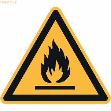 4003969098718 - Hinweisschild 20x20 cm (BxH) Warnung vor feuergefährlichen Stoffen Hart-PVC - Neutralware 4003969098718 - Hinweisschild 20x20 cm (BxH) Warnung vor feuergefährlichen Stoffen Hart-PVC - Neutralware