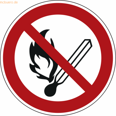 4003969098770 - Hinweisschild 20cm P003 Feuer offenes Licht u Rauchen verboten Hart-PVC - Neutralware 4003969098770 - Hinweisschild 20cm P003 Feuer offenes Licht u Rauchen verboten Hart-PVC - Neutralware