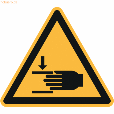 4003969098787 - Hinweisschild Handverletzungen ISO 7010 Dreieck 200x200x200mm PVC 4003969098787 Soennecken 4003969098787 - Hinweisschild Handverletzungen ISO 7010 Dreieck 200x200x200mm PVC 4003969098787 Soennecken