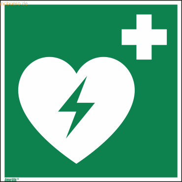 4003969098862 - Neutralware - Hinweisschild 20 x 20 cm (b x 20 x 20 cm (b x h) E010 Defibrillator als Fahnenschild Hart-PVC 4003969098862 - Neutralware - Hinweisschild 20 x 20 cm (b x 20 x 20 cm (b x h) E010 Defibrillator als Fahnenschild Hart-PVC