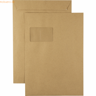 4003969105928 - Versandtaschen 327027500 C4 mit Fenster haftklebend 120g braun 4003969105928 250 Stück 4003969105928 - Versandtaschen 327027500 C4 mit Fenster haftklebend 120g braun 4003969105928 250 Stück