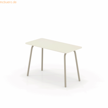 4003969123878 - Schreibtisch selab work & meet desk 815020401 65-130cm (H) 120x80cm (BxT) rechteckig weiß   beige 4003969123878 Sedus