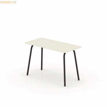 4003969123946 - Schreibtisch selab work & meet desk 815019501 65-130cm (H) 120x80cm (BxT) rechteckig weiß   schwarz 4003969123946 Sedus
