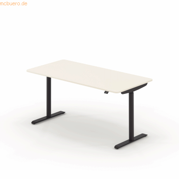 4003969124059 - Sitz-Steh-Schreibtisch selab e-desk 815018801 elektrisch höhenverstellbar 65-128cm (H) 160x80cm (BxT) rechteckig weiß Sch 4003969124059 - Sitz-Steh-Schreibtisch selab e-desk 815018801 elektrisch höhenverstellbar 65-128cm (H) 160x80cm (BxT) rechteckig weiß Sch