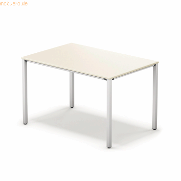 4003969124608 - Schreibtisch temptation four 815020501 65-130cm (H) 120x80cm (BxT) rechteckig weiß   weiß 4003969124608 Sedus